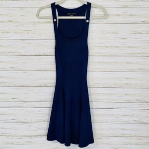 Armani Exchange Fit and Flare Ribbed Dress